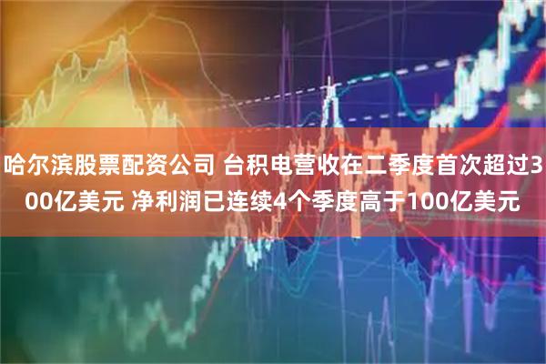 哈尔滨股票配资公司 台积电营收在二季度首次超过300亿美元 净利润已连续4个季度高于100亿美元